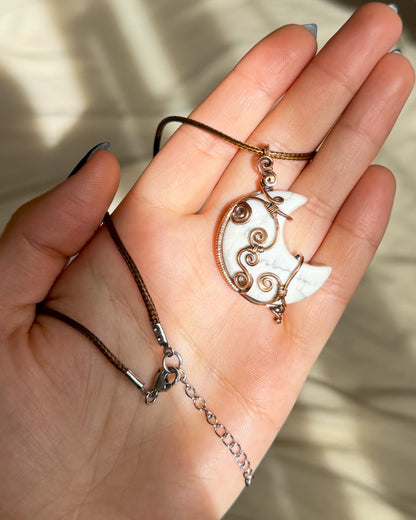 שרשרת נחושת היולייט ירח