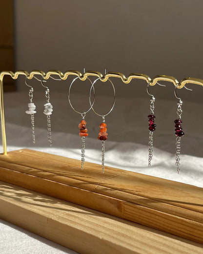 עגילים Stardust | סטיינלס סטיל