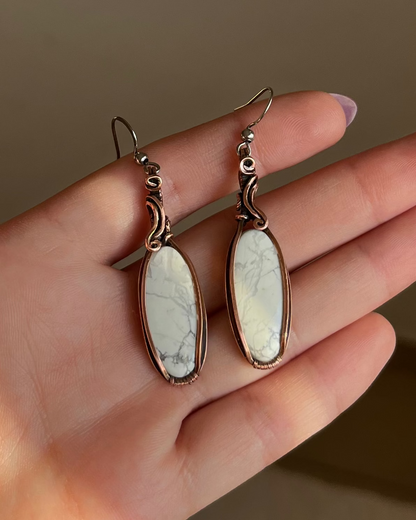 עגילים נחושת היולייט