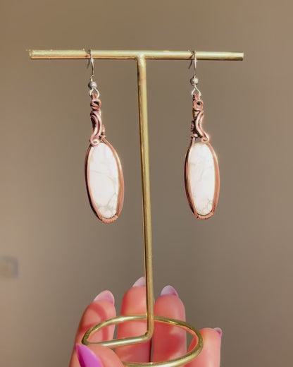 עגילים נחושת היולייט